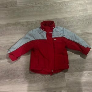 Fix by lindex red and grey jacket 98cm (equivalent to 3T)